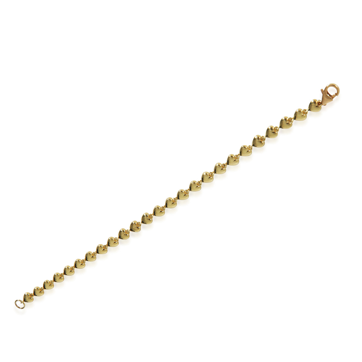 Yellow Gold Love Notes Heart Bracelet