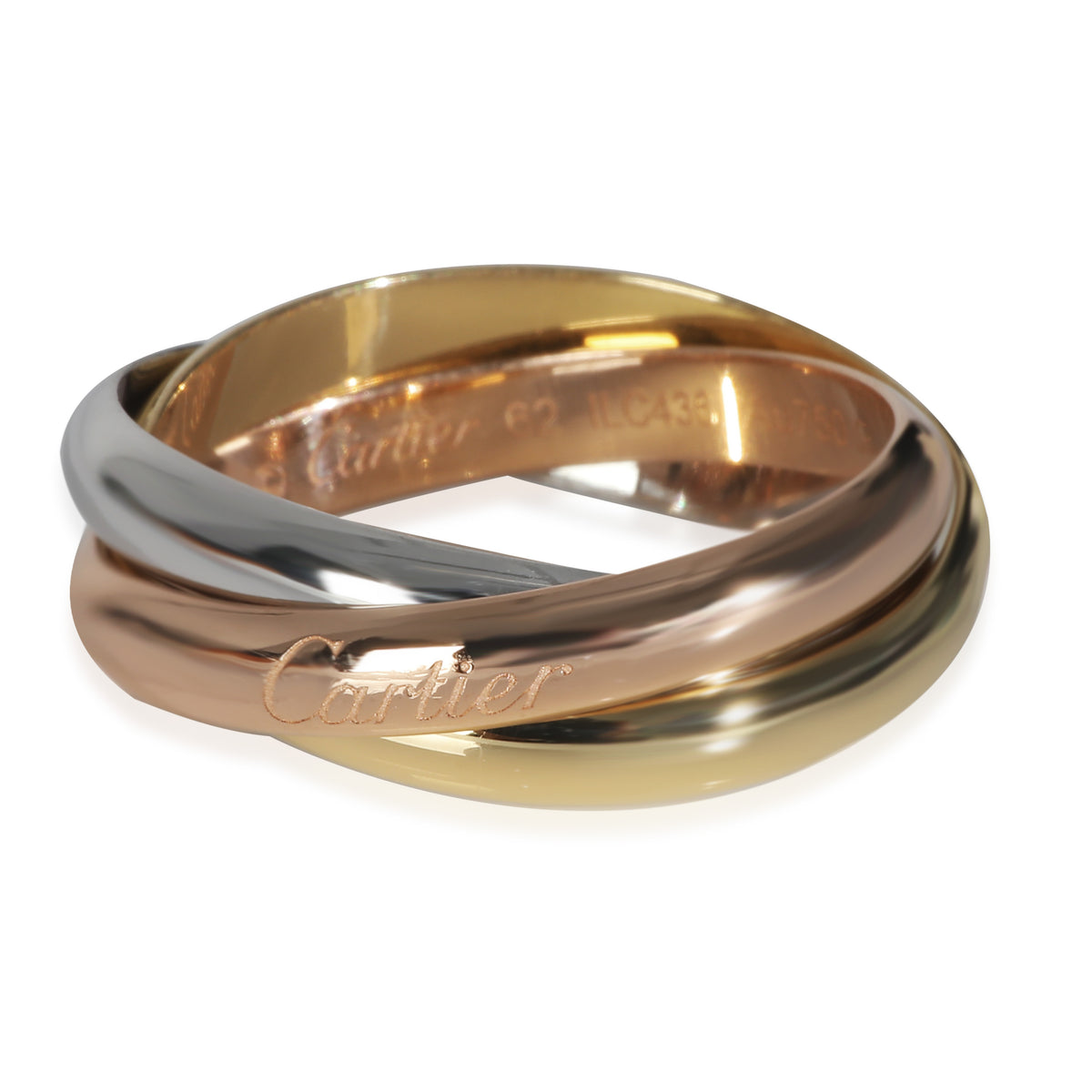 3-Tone Gold  Trinity Ring