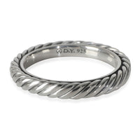 Sterling Silver  Cable Collectible Stack Ring