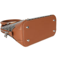 Tan Black Goyardine Canvas Mini Vendome