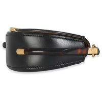 Black Vitello King Plexiglass Moonlight Shoulder Bag