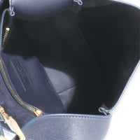 Navy Smooth Calfskin Small Le 5 a 7 Hobo