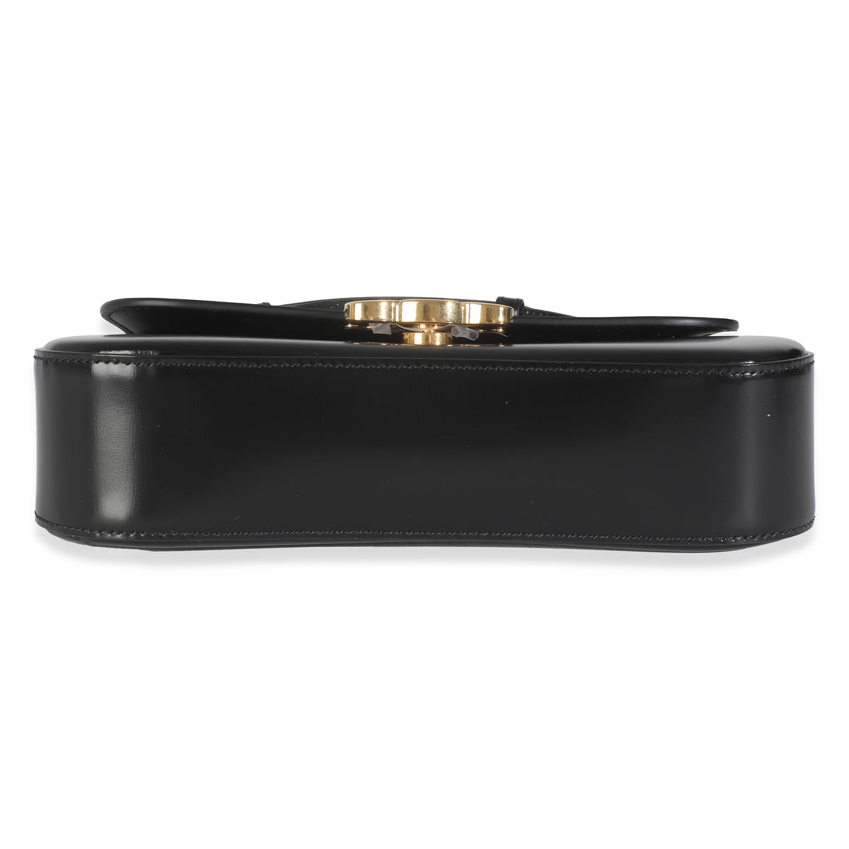 Black Smooth Calfskin Teen Lola Top Handle Bag