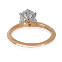 1.3 ct Diamond Tiffany Solitaire Engagement Ring
