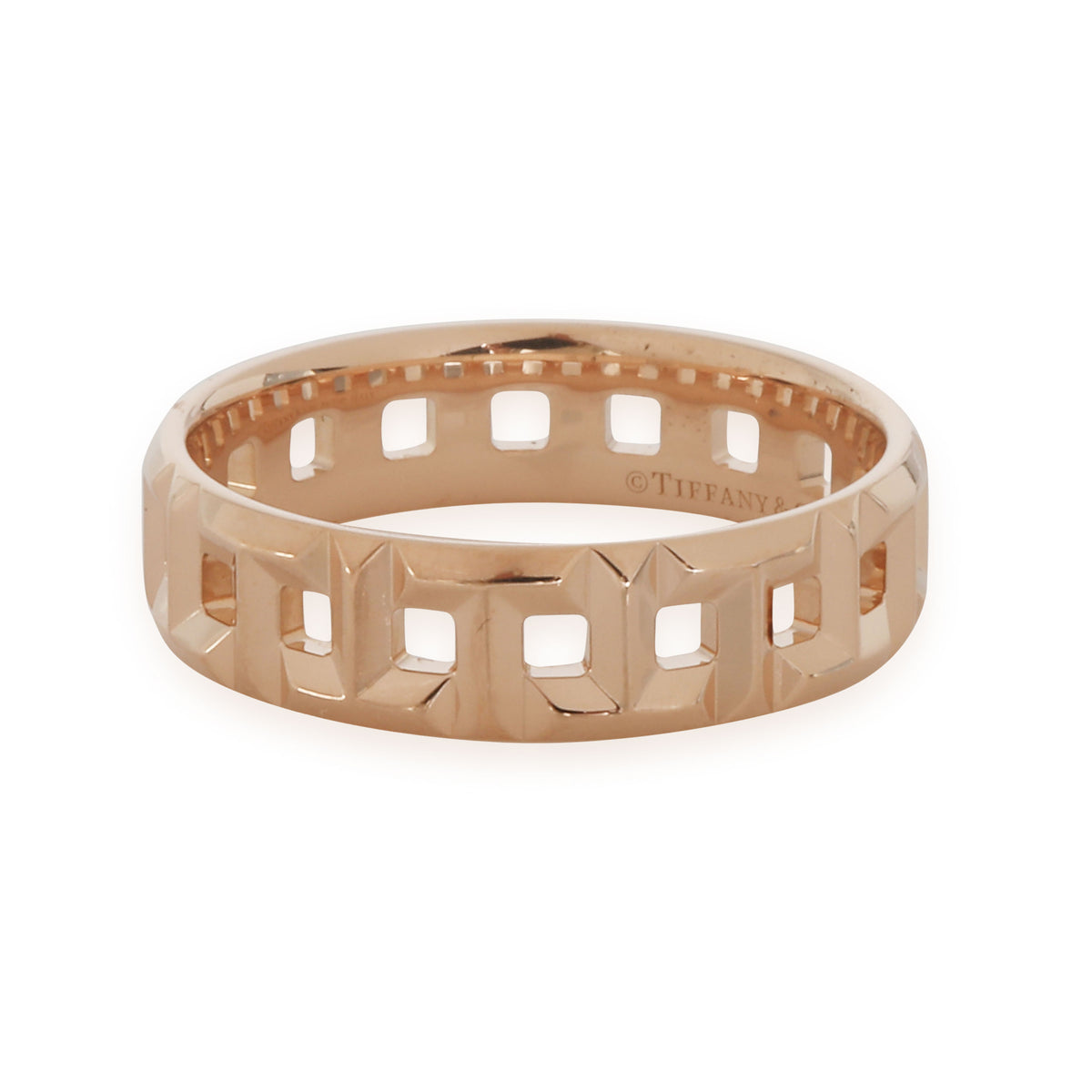 Rose Gold  Tiffany T True Wide Ring