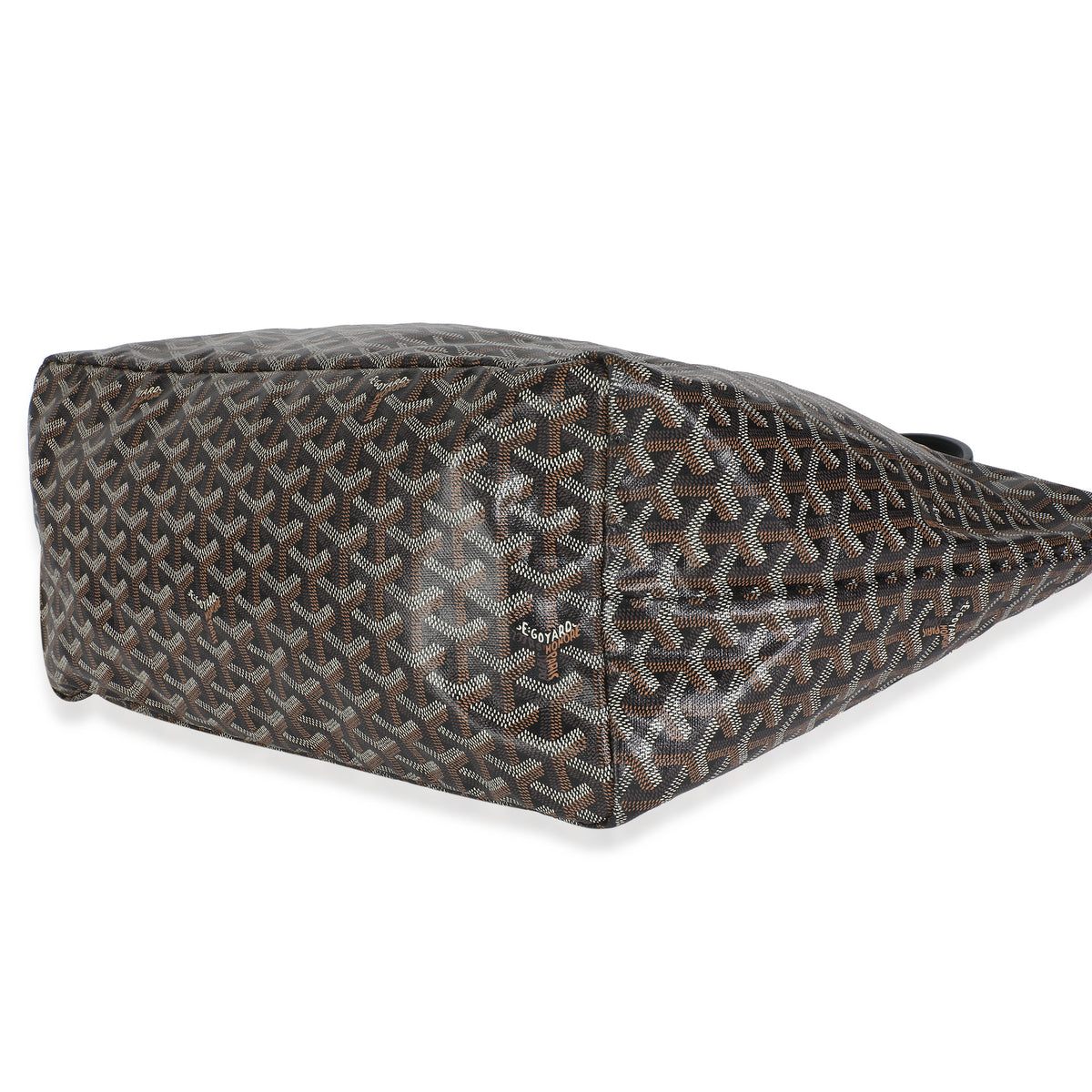 Black Goyardine Canvas French Bulldog Saint Louis GM