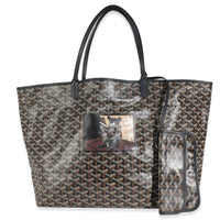 Black Goyardine Canvas French Bulldog Saint Louis GM