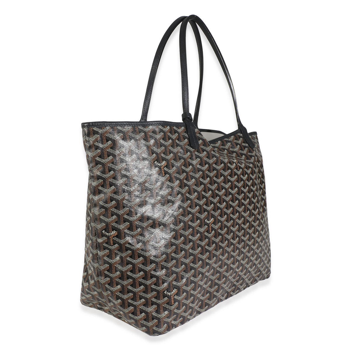 Black Goyardine Canvas French Bulldog Saint Louis GM