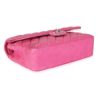 Chanel Pink Quilted Matte Caviar Medium Classic Double Flap Bag Handbag clasp