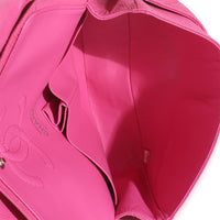 Pink Quilted Matte Caviar Medium Classic Double Flap Handbag