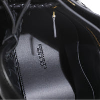 Black Nappa Intrecciato Small Andiamo Bag