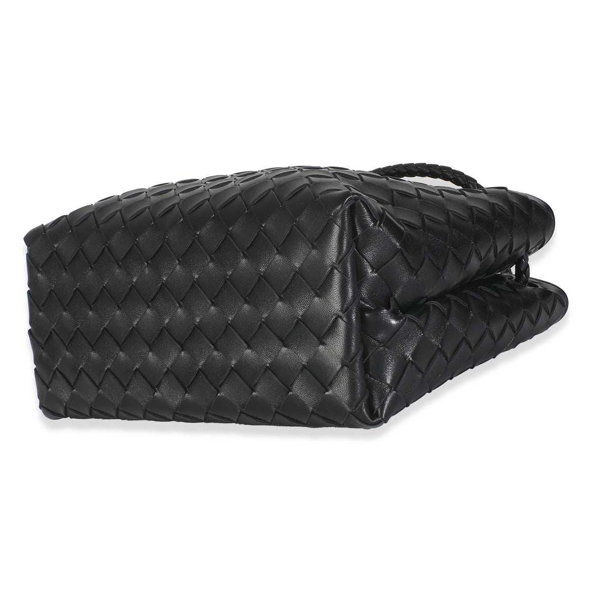 Black Nappa Intrecciato Small Andiamo Bag