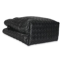 Black Nappa Intrecciato Small Andiamo Bag