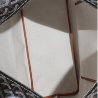 Tan Black Goyardine Canvas Artois MM