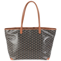 Tan Black Goyardine Canvas Artois MM