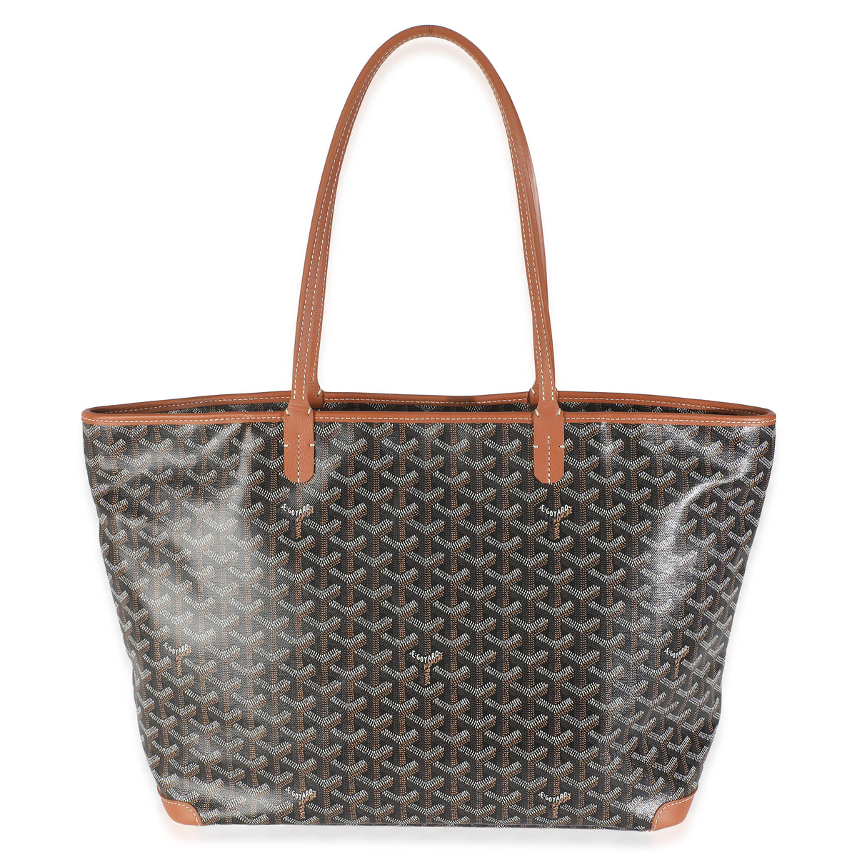 Tan Black Goyardine Canvas Artois MM