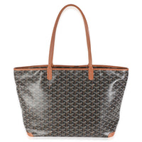 Tan Black Goyardine Canvas Artois MM