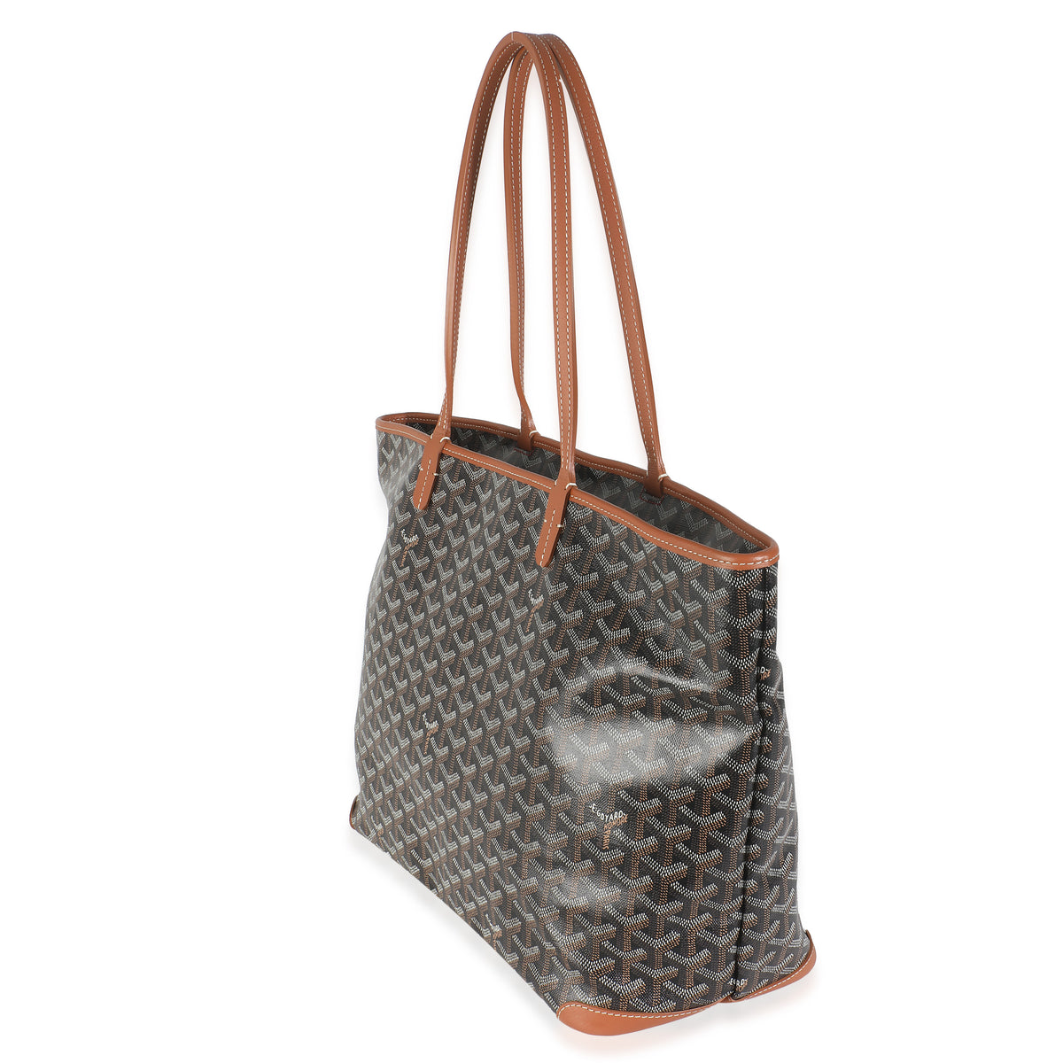 Tan Black Goyardine Canvas Artois MM