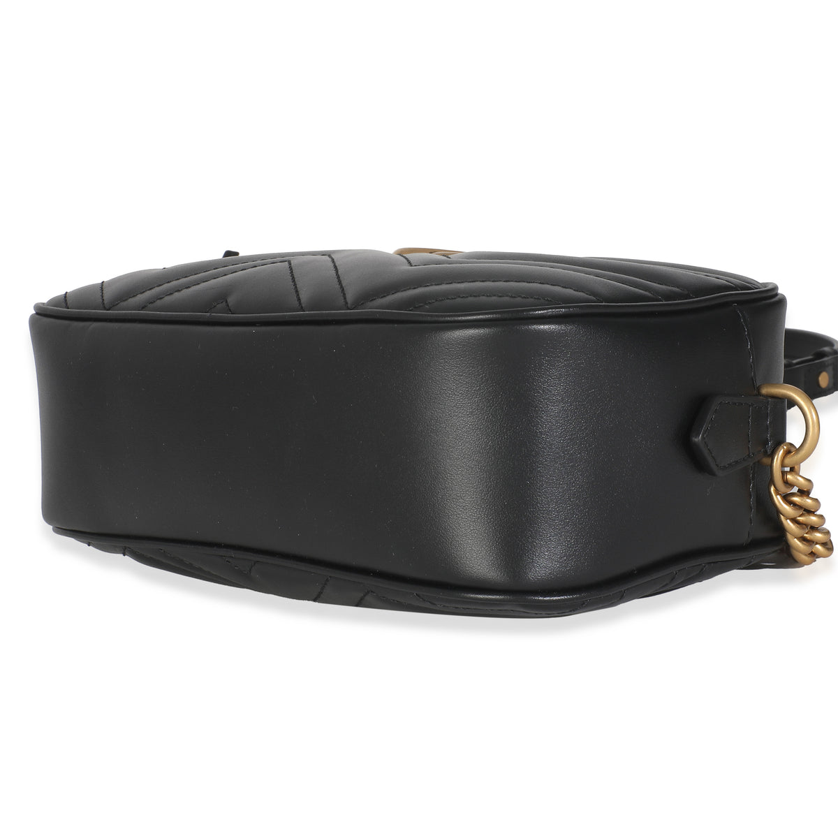 Black Matelasse Calfskin Small GG Marmont