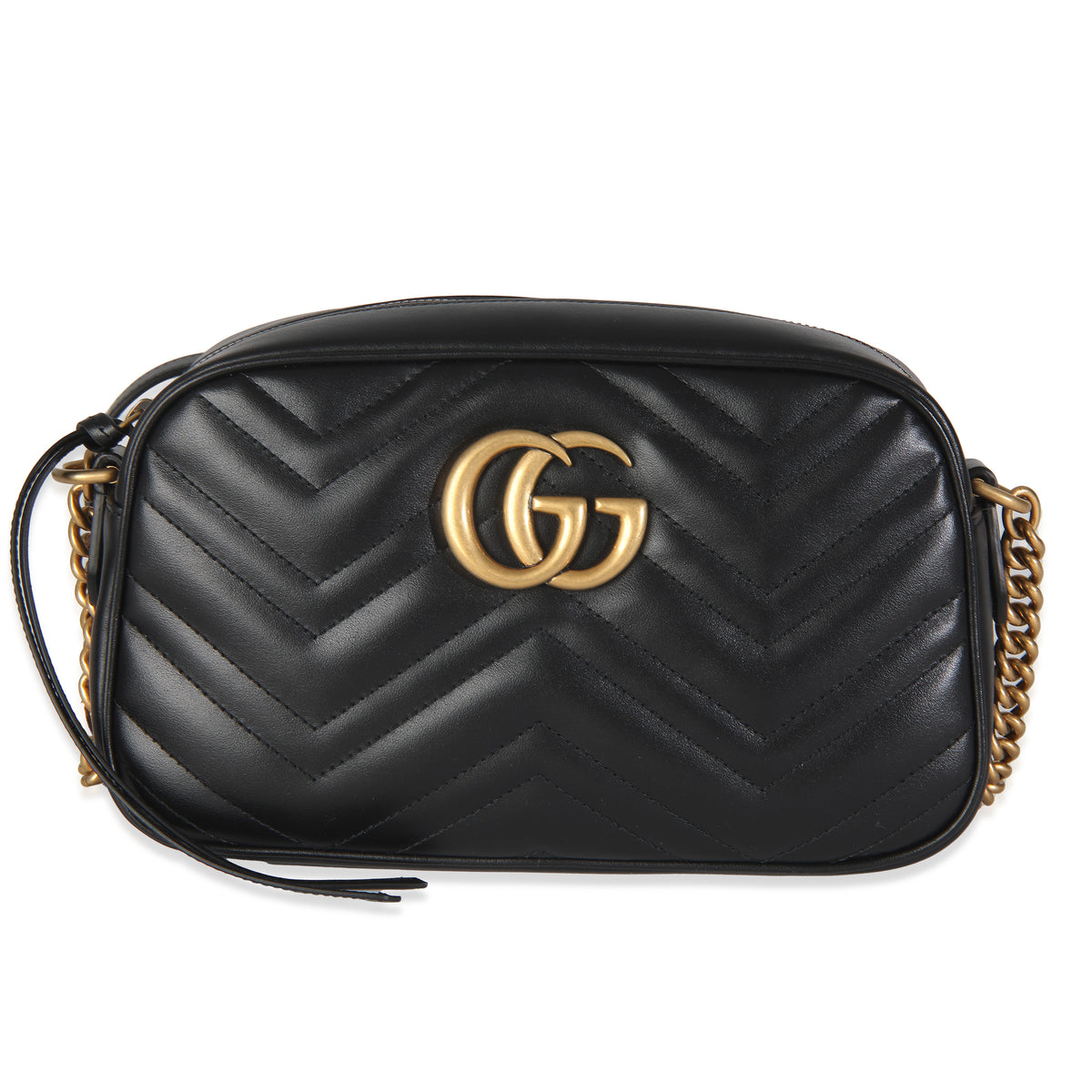 Black Matelasse Calfskin Small GG Marmont