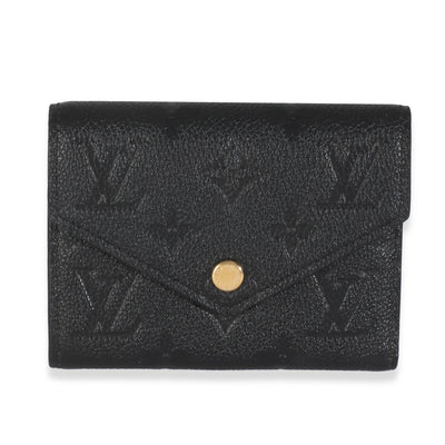 Black Monogram Empreinte Victorine Wallet
