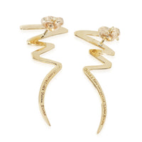Yellow Gold  Vintage Paloma Picasso Scribble Earrings