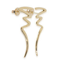 Yellow Gold  Vintage Paloma Picasso Scribble Earrings