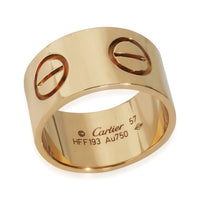 Yellow Gold  Large Model Love Ring