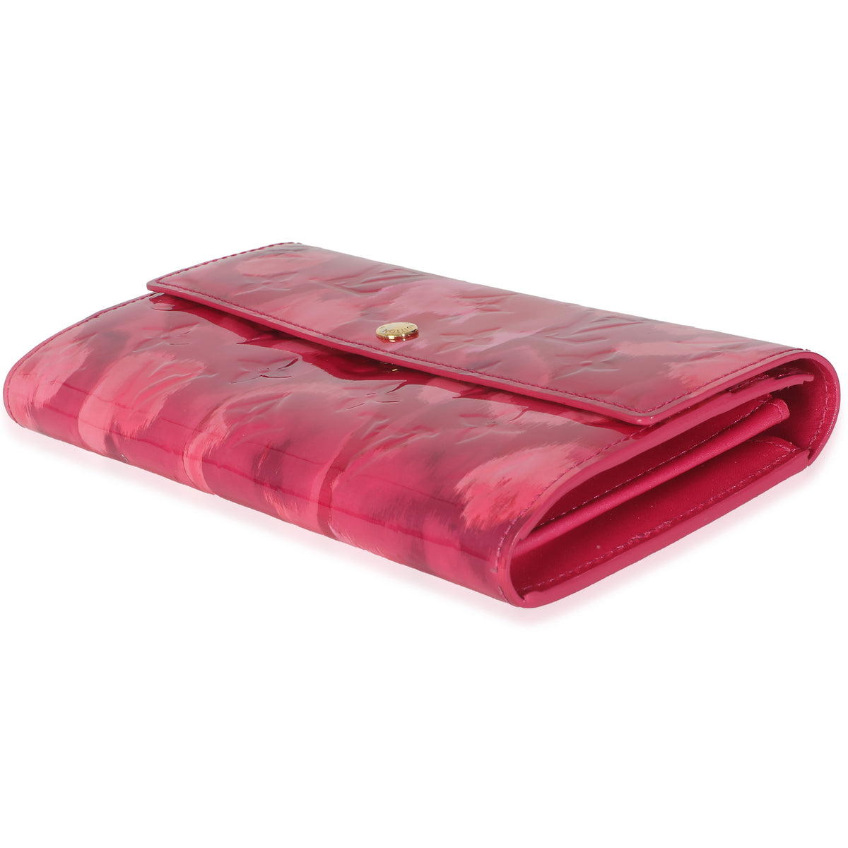 Indian Rose Ikat Monogram Vernis Sarah Wallet