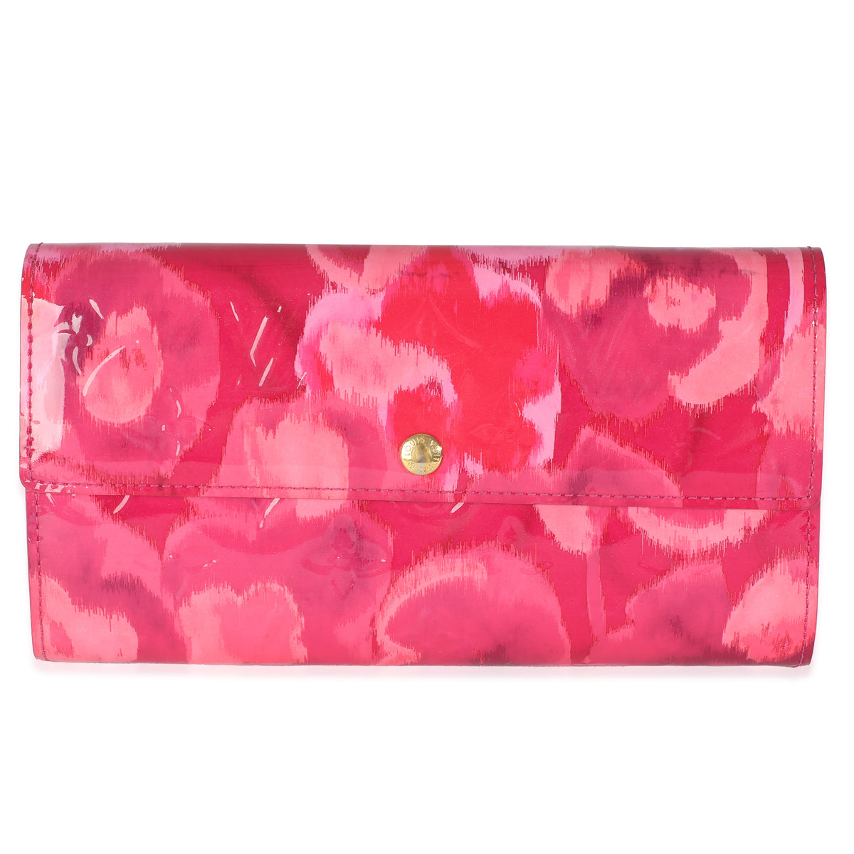 Indian Rose Ikat Monogram Vernis Sarah Wallet