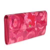 Indian Rose Ikat Monogram Vernis Sarah Wallet