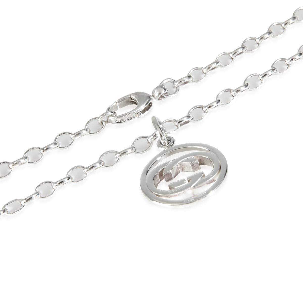 Sterling Silver  GG Pendant