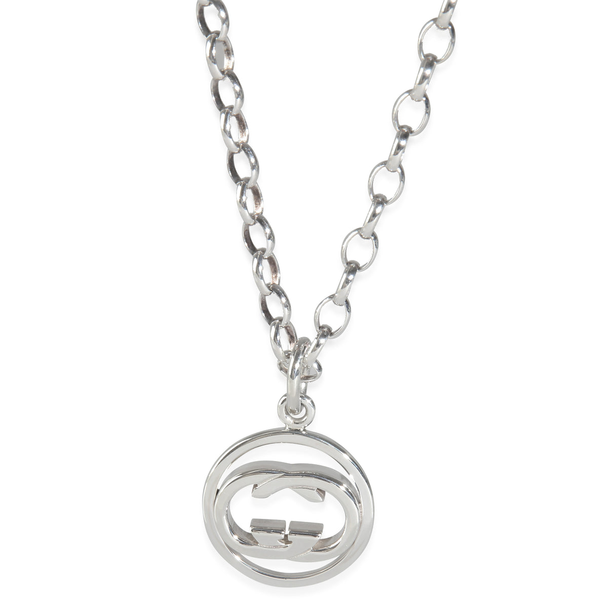 Sterling Silver  GG Pendant