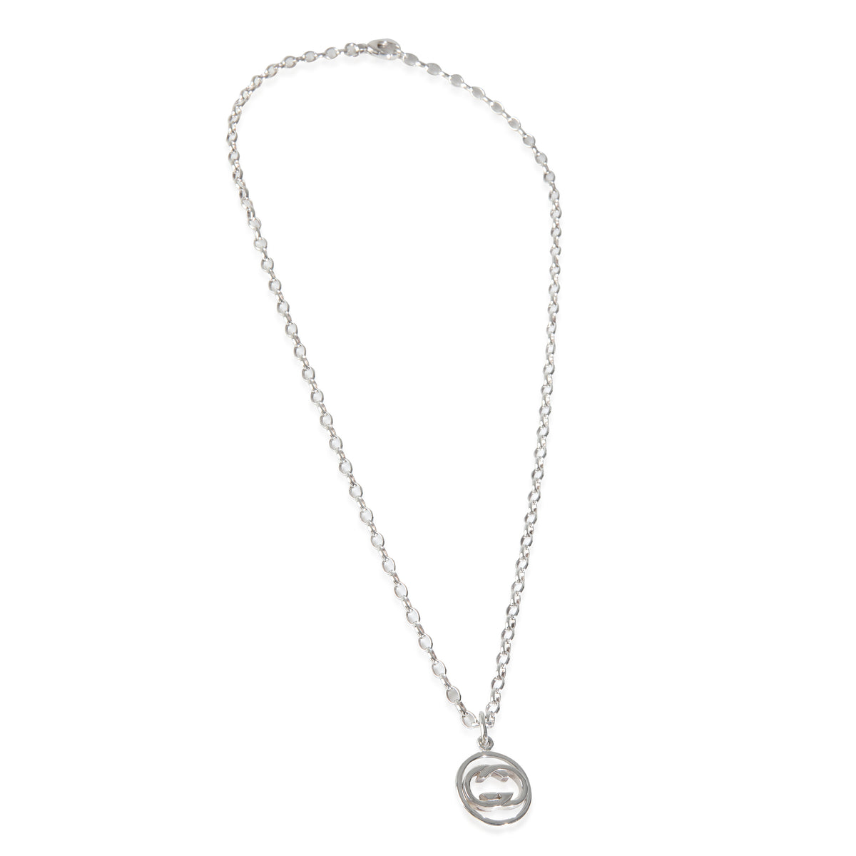 Sterling Silver  GG Pendant