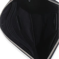 Black Calfskin Archive Logo iPad Case