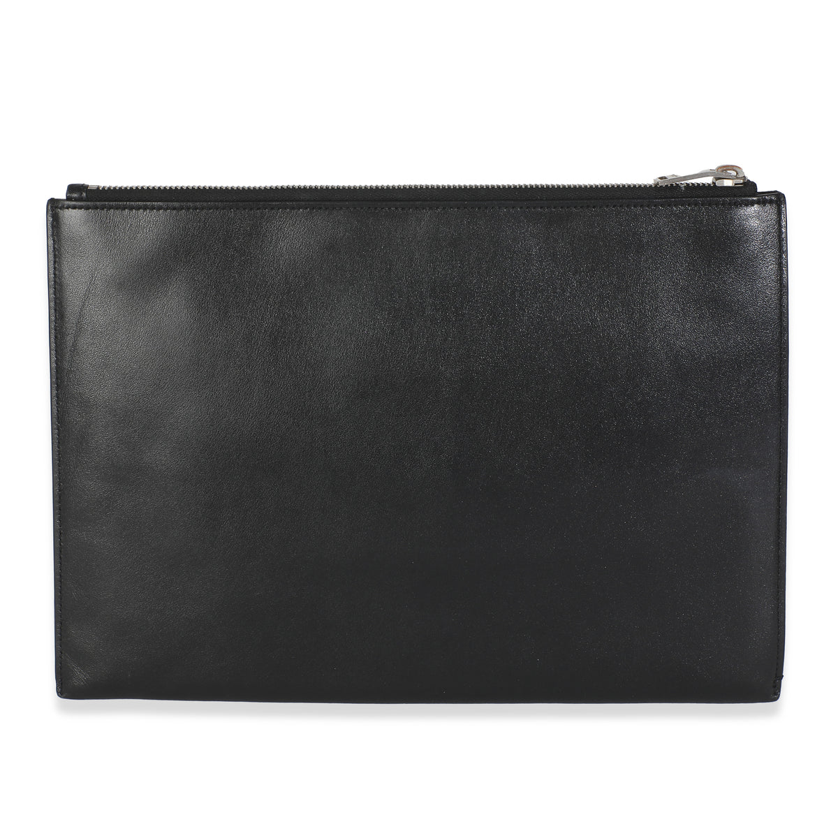 Black Calfskin Archive Logo iPad Case
