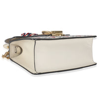 Ivory Calfskin Valentines Day Mini Sylvie Top Handle