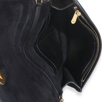 Black Studded Lady Dior Wallet On Chain