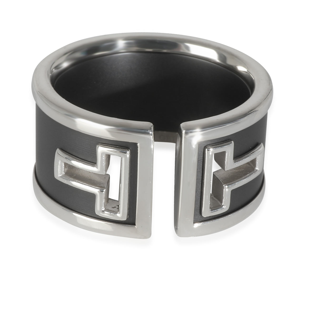 Sterling Silver  T Cut Out Ring