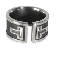 Sterling Silver  T Cut Out Ring