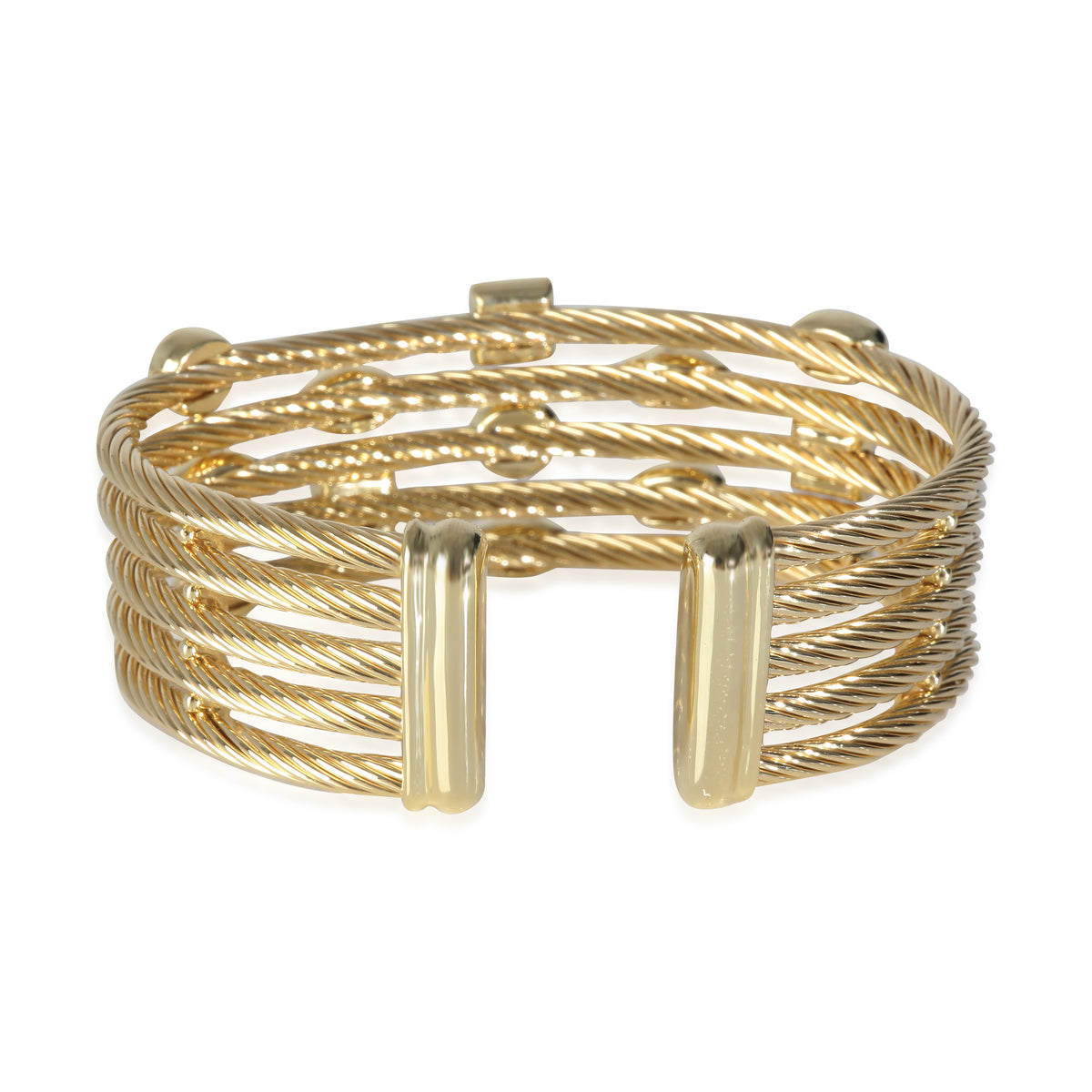 Yellow Gold  Confetti 5 Row Bracelet