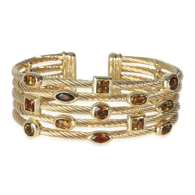 Yellow Gold  Confetti 5 Row Bracelet