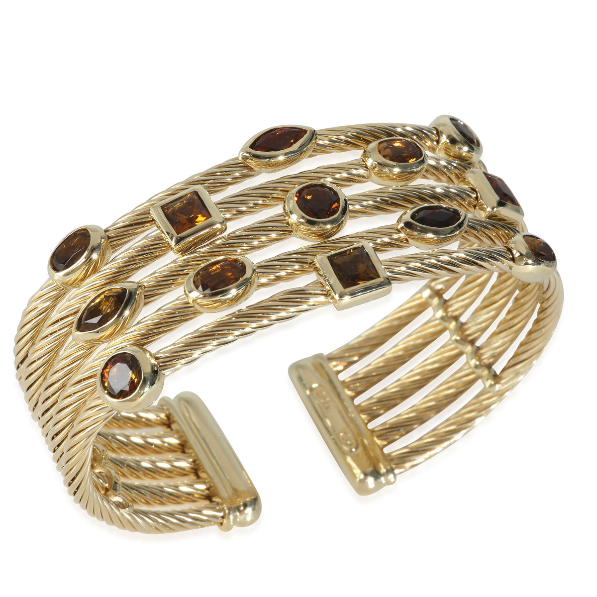 Yellow Gold  Confetti 5 Row Bracelet