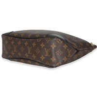 -Black Monogram Canvas Odeon MM