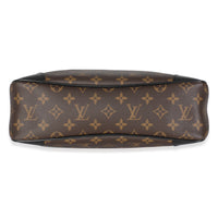 -Black Monogram Canvas Odeon MM