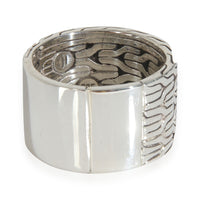 Sterling Silver  Carved Chain Band