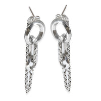 Sterling Silver  Remix Drop Link Earrings