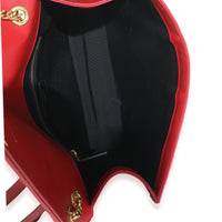 Lipstick Red Grain De Poudre Large Envelope Flap