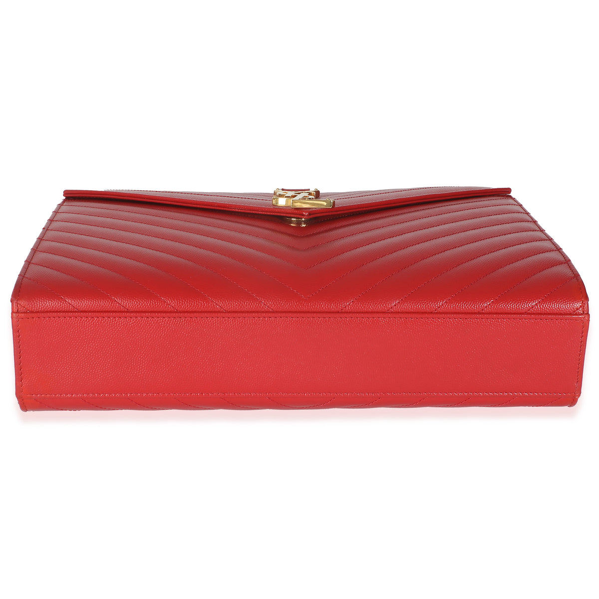Lipstick Red Grain De Poudre Large Envelope Flap