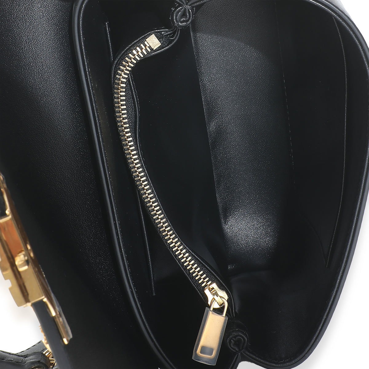 Black Supple Calfskin Teen Nino Top Handle Bag